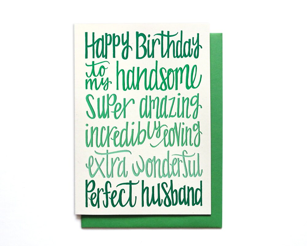 husband birthday card happy birthday to my handsome il_fullxfull.818929784_siez?version=0 husband birthday card happy birthday to my handsome